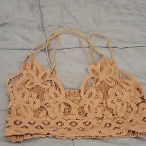 Free People Bralette size med tan